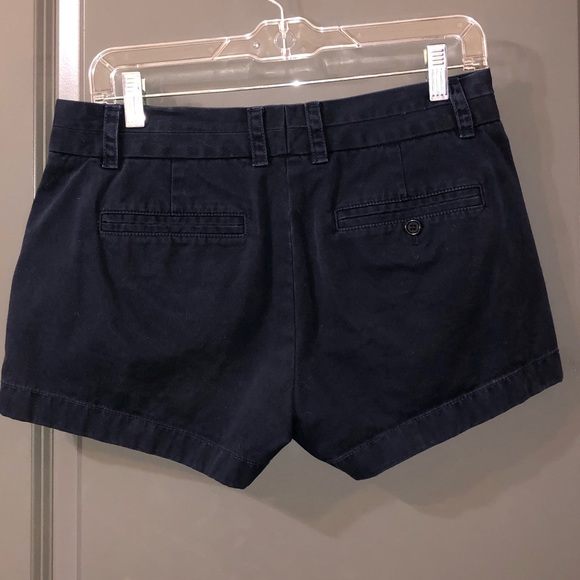 NAVY JCREW CHINO SHORTS - Picture 2 of 3